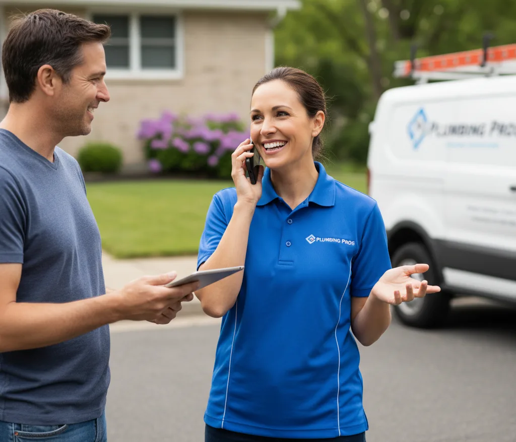 Grant Plumbing customer support in Mouthcard